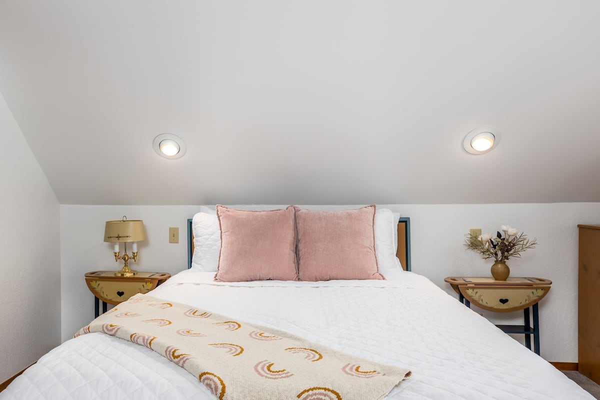 Top level queen bedroom